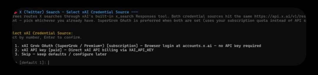 X search provider